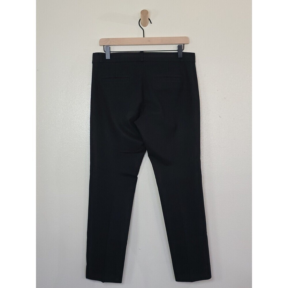 Banana Republic Ryan Straight Leg Pants Womens 4 Black Stretch Twill Career - Picture 6 of 10